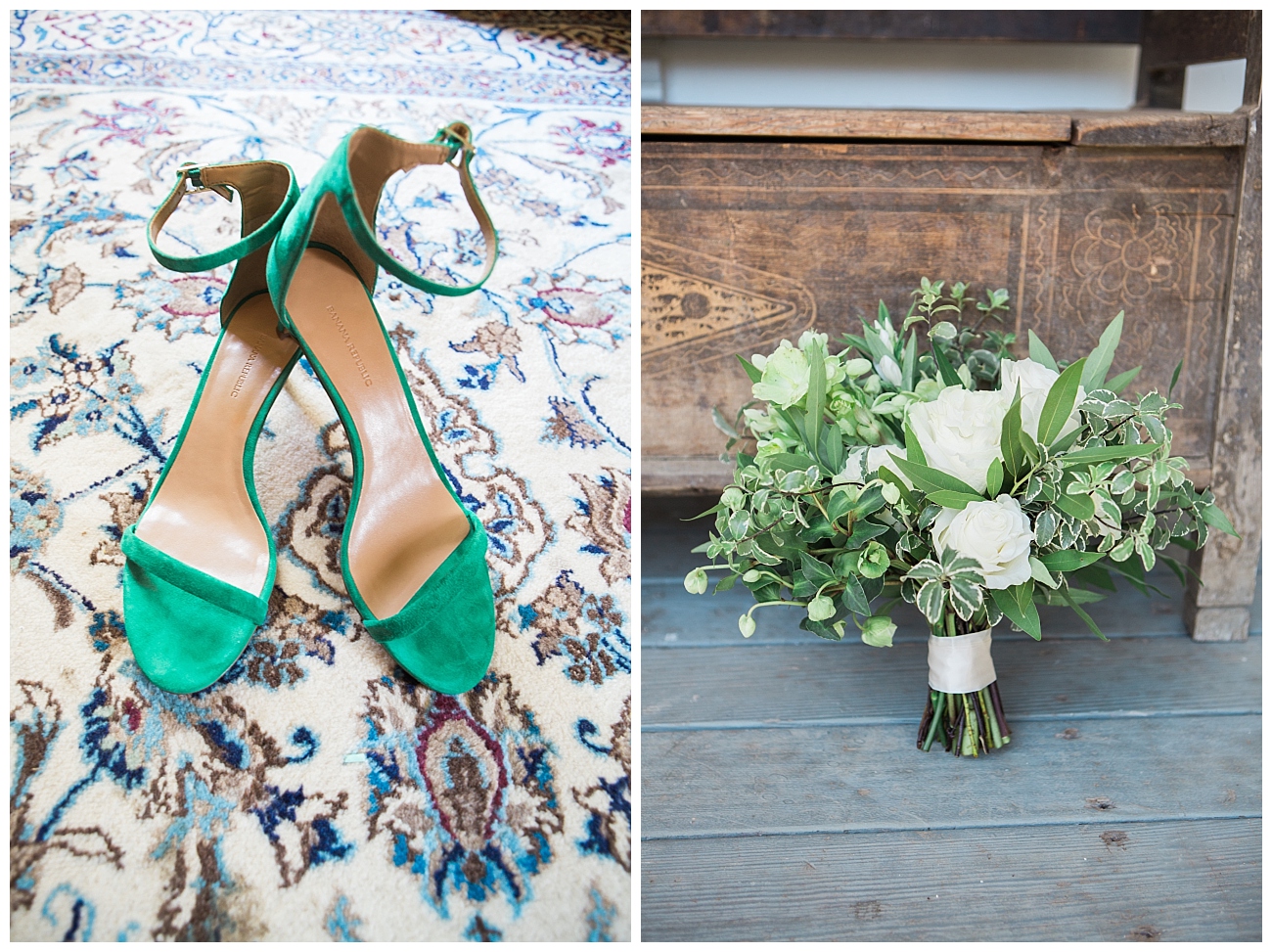 bride shoes and bridal bouquet triple s ranch napa wedding