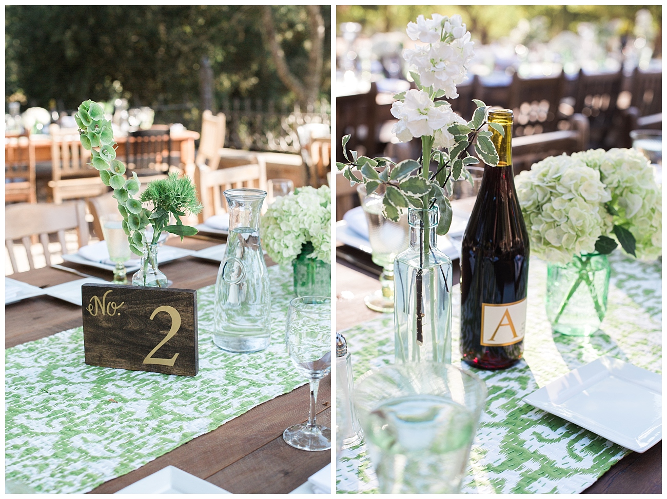 reception table centerpiece decor triple s ranch napa wedding