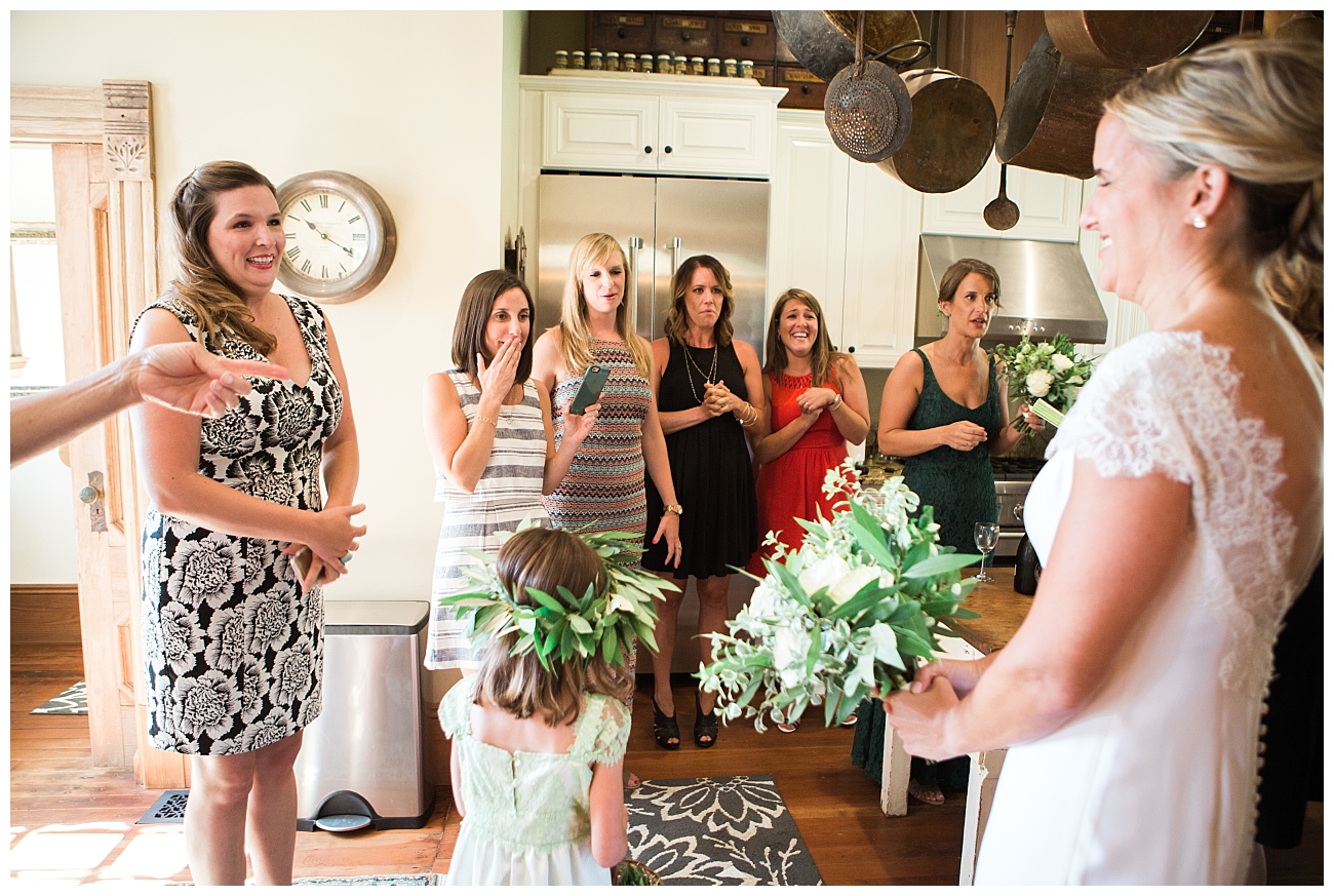 bride dress reveal triple s ranch napa wedding