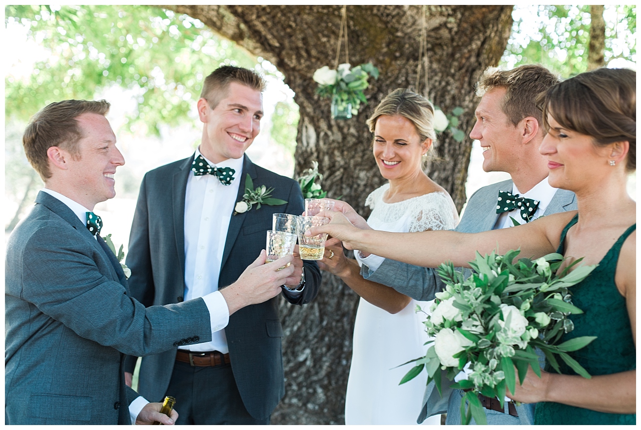 wedding party triple s ranch napa wedding