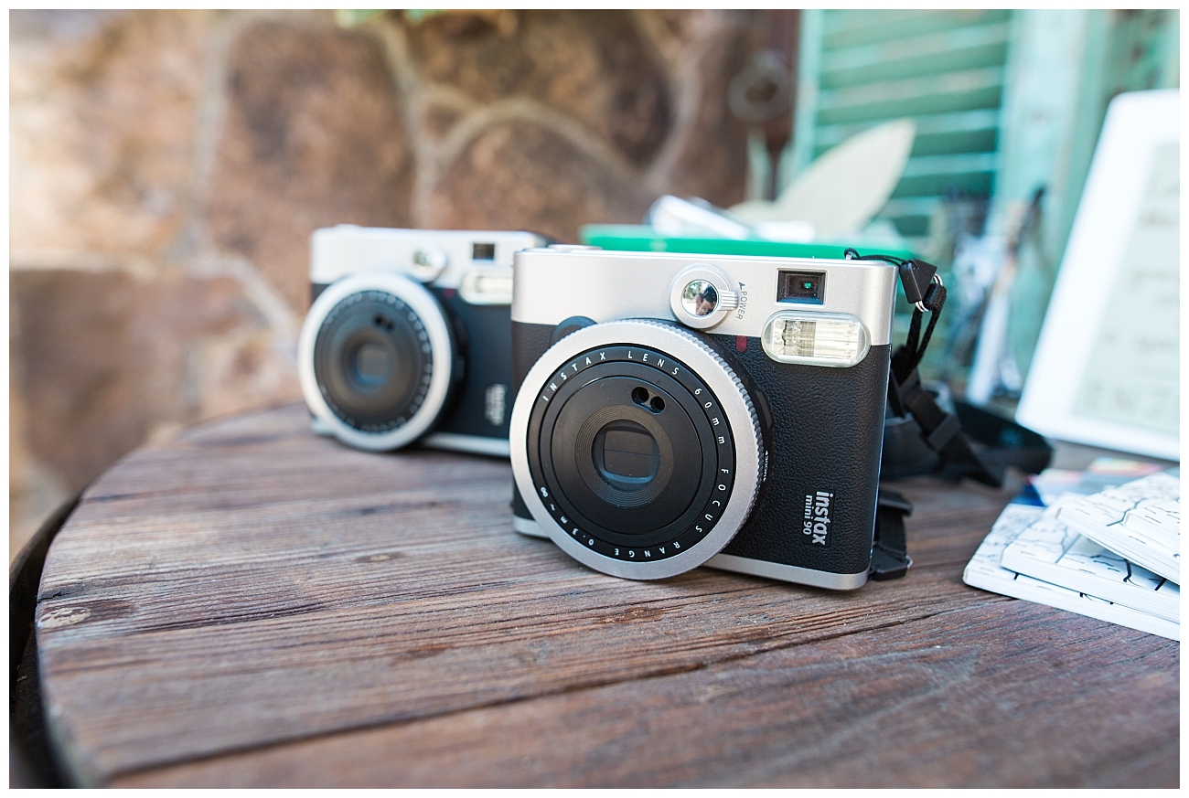 guest book polaroid triple s ranch napa wedding
