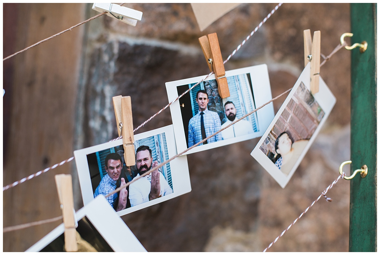 guest book polaroid triple s ranch napa wedding