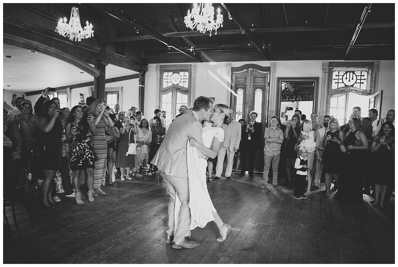 bride and groom first dance triple s ranch napa wedding
