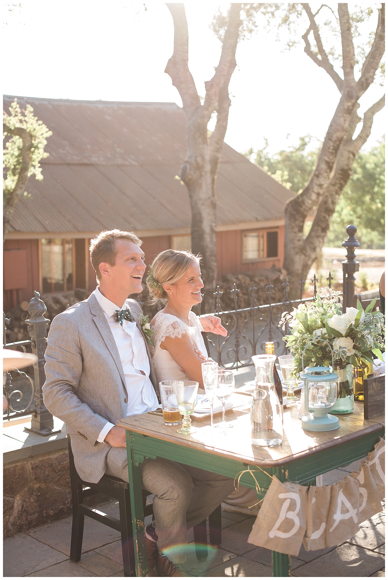 bride and groom married at triple s ranch napa wedding