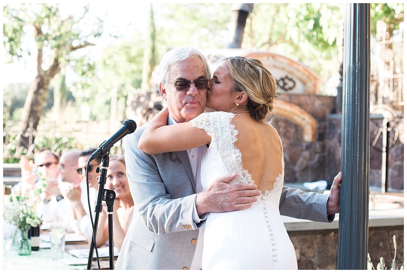 wedding toast triple s ranch napa wedding
